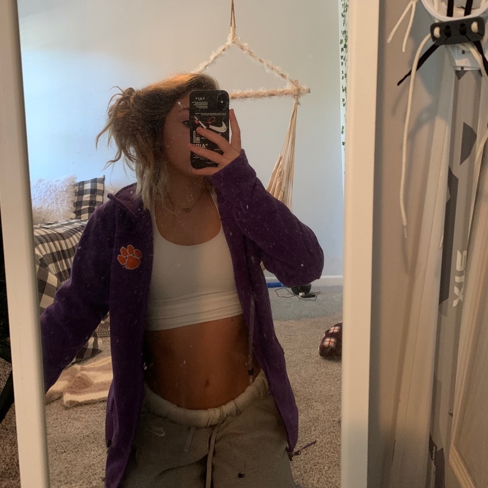columbia clemson fleece jacket